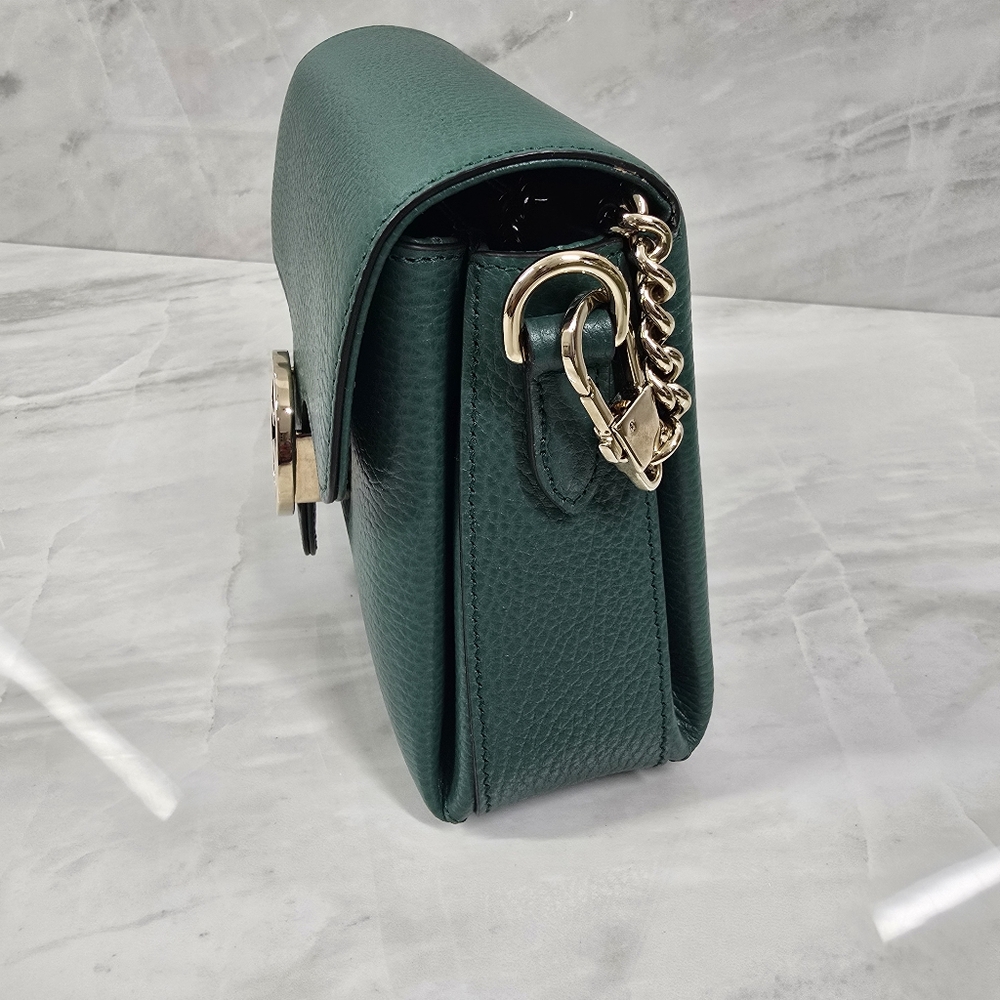 Gucci Green Leather Crossbody Bag - Picture 6 of 15